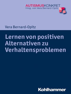 cover image of Lernen von positiven Alternativen zu Verhaltensproblemen